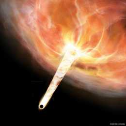 探秘黑洞系列之十：科學家們看見了銀河系裡一顆流浪黑洞的“尾巴”