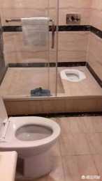 蹲便器和馬桶裝在一個廁所怎樣設計？廁所長2.5寬3.5？